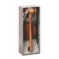 American Walnut Standard Director's Gavel & Sound Block Set